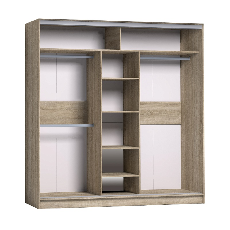 دولاب مترين بمرايا Lecco66 - الصورة 3