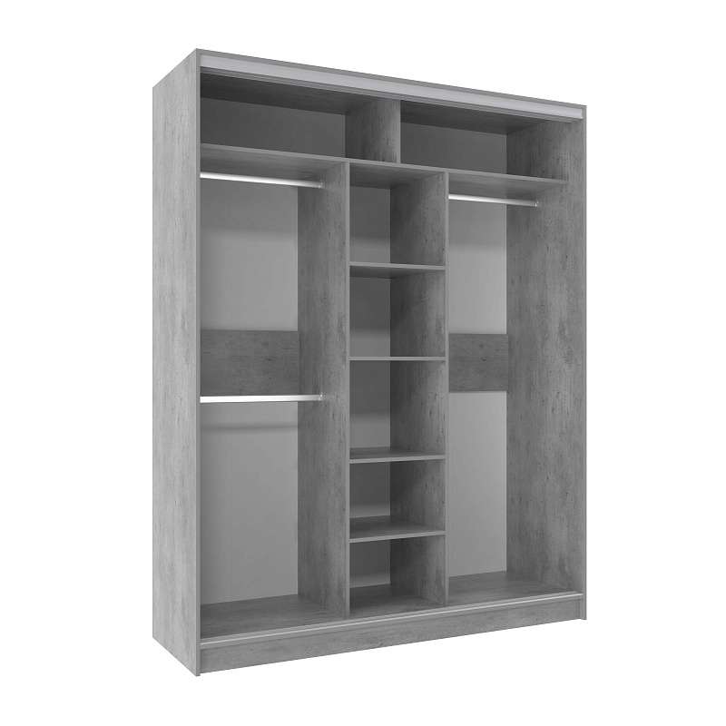 دولاب 180سم بمرايا Lecco97 - الصورة 3