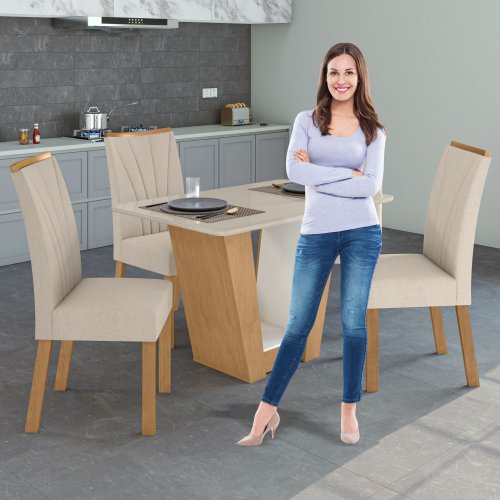 سفرة مودرن 4 كراسي – Ronda405 - الصورة 5