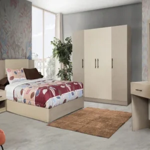 غرفة نوم دولاب مترين-سرير160- Trieste