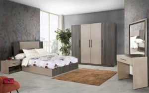 غرفة نوم دولاب مترين- سرير 160 - Bergen